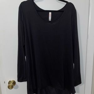 Lularoe lynnae solid black 3x